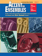 ACCENT ON ENSEMBLES #1 CLAR/BASS CL cover